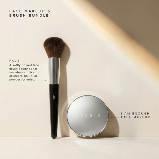 FACE MAKEUP & BRUSH BUNDLE