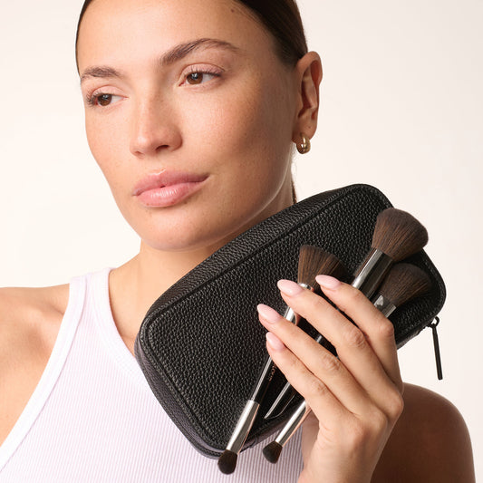 ALL I NEED — BRUSH SET & CLUTCH BAG